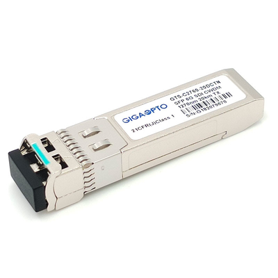 6G SDI SMPTE CWDM SFP 1270nm-1450nm 20km SMF LCの非MSA単一の送信機モジュール