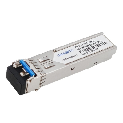 3G SDI SMPTE SFP 1310nm 2km SMFのトランシーバー モジュールはビデオ病理学パターンとのLC DOM MSA Pinoutを二重にする