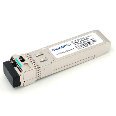 SFP28二方向の光学トランシーバー モジュール10km LC DOM 1270nm-TX/1330nm-RX