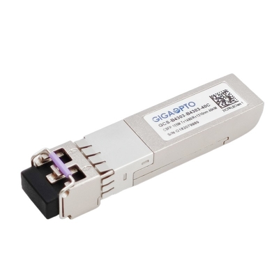 2x 155Mbps 1310nm 1490nmのコンパクトSFP BIDIのトランシーバーLC 40km DOM
