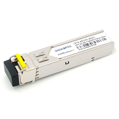 SD/HD/3G-SDI LC SMF DDMのための3Gbps MSA SMPTE SFP BiDi TX1550nm RX1310nm 40kmの送信機の受信機モジュール