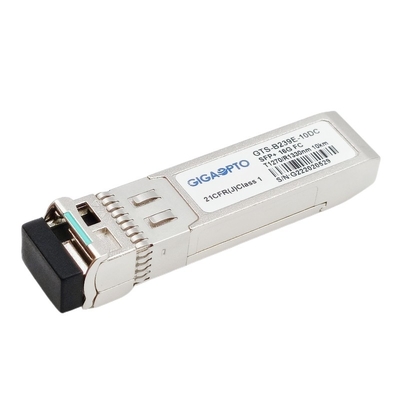 BiDi繊維のチャネル モジュールTX1270 RX1330nm 10km LC 16G SFP+の光学トランシーバー モジュール