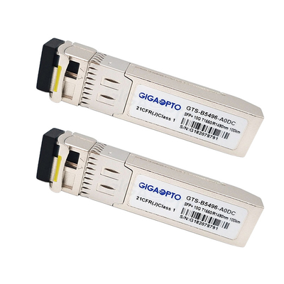 SMF SFP-10G-BX20Dのための1330nm/1270nm 10Gbps SFP+ Ciscoのトランシーバー モジュール