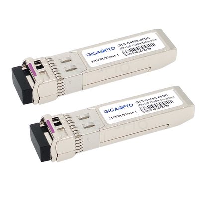 10Gbps Ciscoの多用性があるトランシーバー1490nm TX/1550nm SFP-10G-BX80U