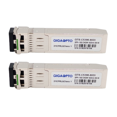 SMF CWDM-SFP10G-xxのためのCWDM 1530nm Cisco繊維のトランシーバー80km