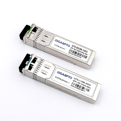 10G オプティック SFP トランシーバー モジュール 300m/10km/40km/80km 距離