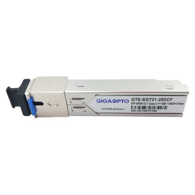 SFP GPON OLTのトランシーバーのクラスD 8dBm TX力の光学モジュールDDM