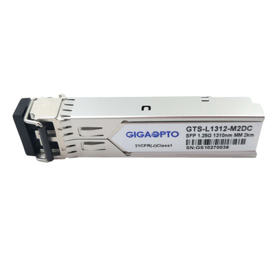 SFP 1000BASE-SX 1310nm MMF 2km DOM 1.25Gの光学トランシーバー モジュールの二重LC