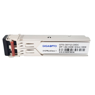複式アパートSFPのトランシーバー モジュール1.25G 1000BASE CWDM 1270 1610nm 120km LC SMF DOM