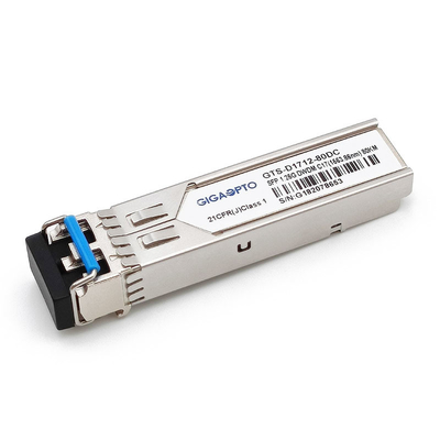 1.25Gbps SFP 80km C17~C61 1000BASE-DWDM 100GHzのトランシーバー モジュールDOM SMFの二重LC