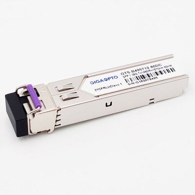 1.25G BiDi SFP 1000BASE-BX TX1490nm/RX1570nm 80km SMF DOM LCトランシーバーモジュール
