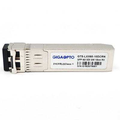 6G SDI SMPTE SFP PIN 10km SMF LCの非MSA単一の受信機モジュール