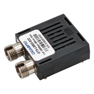 155Mbps 1x9の光学トランシーバー2km MMF複式アパートSC FC ST 850nmのトランシーバーLVPECL PECL