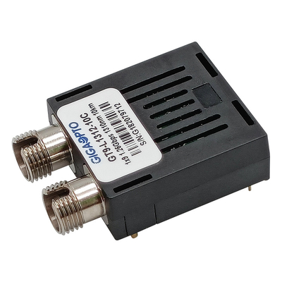 1.25Gbps単一繊維1x9の光学トランシーバー モジュールSMF 1310nm 10km複式アパートSC FC ST LVPECL PECL