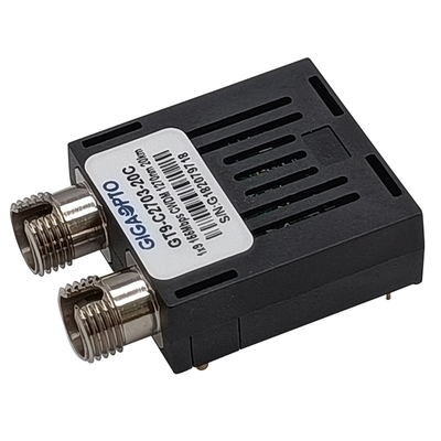 1x9 155Mbps CWDM 1270nm 1610nm 20km複式アパートSC ST FC SMFのトランシーバー モジュール