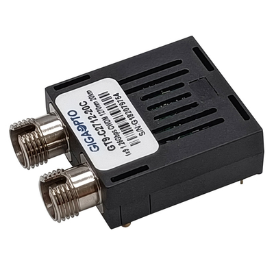 CWDM 1x9のトランシーバー1.25Gbps 1270nm 1610nm 20km複式アパートSC ST FC SMF PECL LVPECLのトランシーバー モジュール