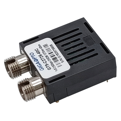 複式アパートSC ST FC 1x9のトランシーバー2.5Gbps CWDM 1270nm 1610nm 40km SMFのトランシーバー モジュール