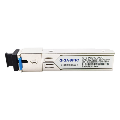一般的なクラスB+ ONU GPON SFPのトランシーバー モジュールSMF 1310nm 1490nm SC APCの光コネクタDDM