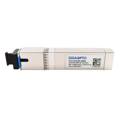 XGPON ONU N1 SFP+のトランシーバー モジュールTx2.488G /Rx 9.953G 1270nm 1577nm SMF SC UPC 20km
