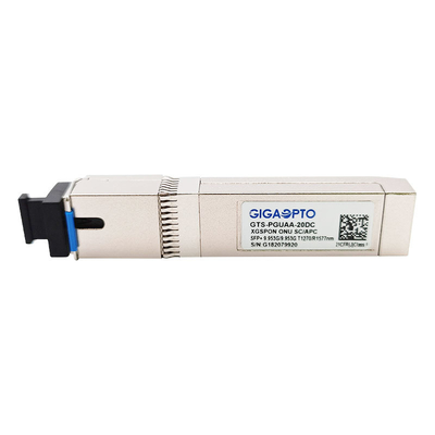 9.953Gbps XGS PON ONU SFP+のトランシーバー モジュール1270nm 1577nm SMF SC APC 20km DOM