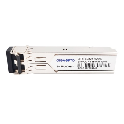 2.5Gbps SFP OC-48/STM-16 SR-0 850nm 300m MMF複式アパートLC DOMのトランシーバー モジュール