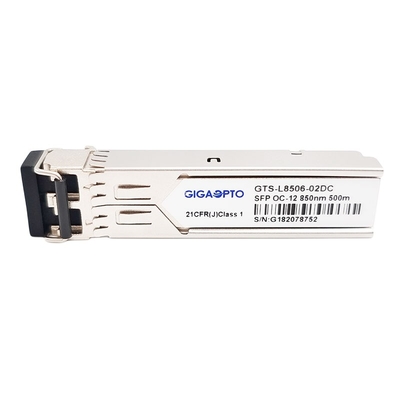 622Mbps SFP OC-12/STM-4 SR-0 850nm 500mのトランシーバー モジュールMMF DOMの二重LC