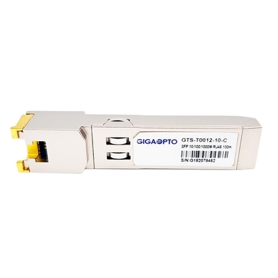 銅SFP 10/100/1000BASE-T 100m SGMII猫6/6a RJ-45の光学トランシーバー モジュール