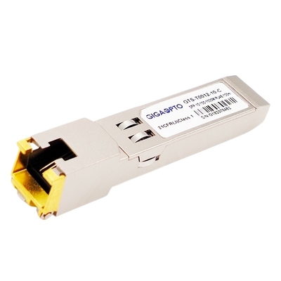 銅SFP 10/100/1000BASE-T 100m SGMII猫6/6a RJ-45の光学トランシーバー モジュール