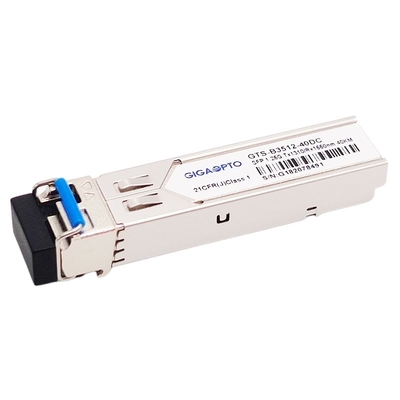 SMF LC DOMのトランシーバー モジュール1000BASE BX 1.25G BIDI TX1310nm RX1550nm SFP 40km