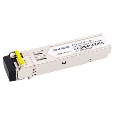 1000BASE BX 1.25G BiDi SFPのトランシーバーTX1550nm SFP 1.25G 1310nm 40km LC SMF DOMモジュール