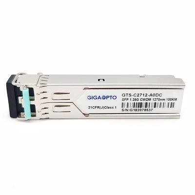 1.25G 1270 ~1610nm 100km 1000BASE CWDM SFPのトランシーバー モジュールSMF DOMの二重LC