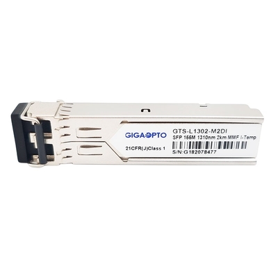 産業SFPの光学トランシーバー モジュール100BASE FXの二重LC 1310nm MMF 2km 155Mbps DOM