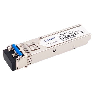 100BASE LX 155Mbps SFPの光学トランシーバー20km SMF複式アパートLC DOM Tx 1310nm Rx 1550nm
