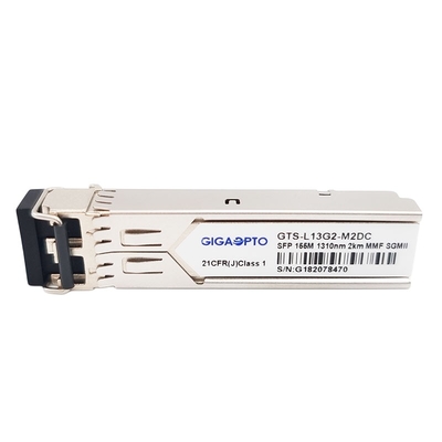 ギガビットのイーサネットSFP港のための100BASE FX SGMII SFPのトランシーバー1310nm MMF 2km LC DOMモジュール