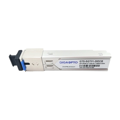 OLT GPON SFPのトランシーバーのクラスB+ TX 1490nm 2.5G RX 1310nm 1.25G 20km SC DDMのトランシーバー モジュール