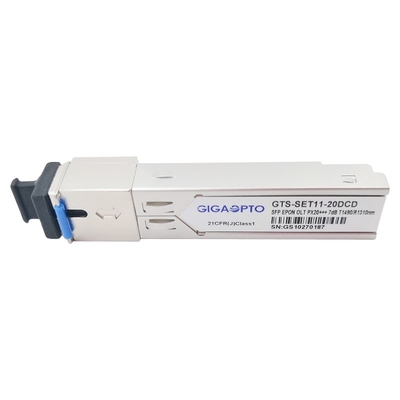 OLT SFP EPON Px20+++ PX40 7dBm SFP 1.25G TX1490nm/RX1310nm 20kmのトランシーバー モジュール