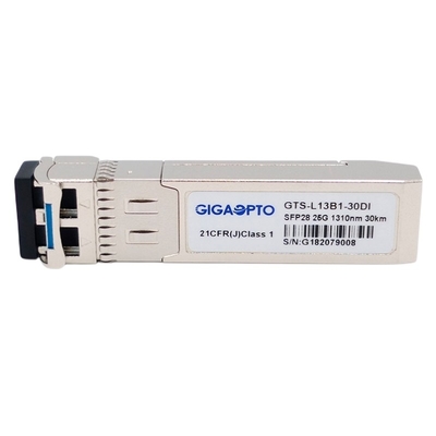 産業SFP28光学トランシーバー1310nm 30km 25GBASE ERライトSMFの光学トランシーバー モジュールDOM