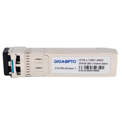 SFP28 25GBASE ER 1310n 40km産業光学SFPのトランシーバー モジュールEML APD SMF LC DOM