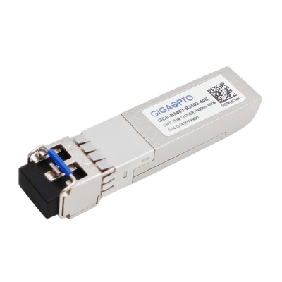 デュアル チャネル155MbpsのコンパクトSFP BIDIのトランシーバーTX1310nm RX1490nm LC 40km DOM