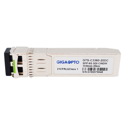6Gbps CWDM 1270nm - 1450nm SD/HD/3G/6G/SDIのためのビデオ トランシーバー モジュール