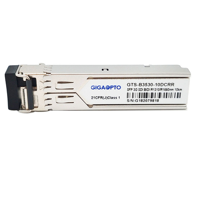 3G-SDI SFPの非二方向の二重受信機1310nm/1550nm 10kmビデオ病理学パターン モジュールMSA