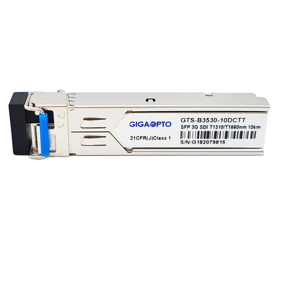 3G-SDI 1繊維のBiDiの非二重送信機1310nm/1550nm 10kmビデオ病理学パターン モジュールMSA Pinout