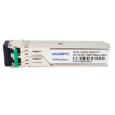 SD-SDI/HD-SDI/3G-SDIの非二重送信機1550nm 40km二重繊維モジュールMSA Pinout