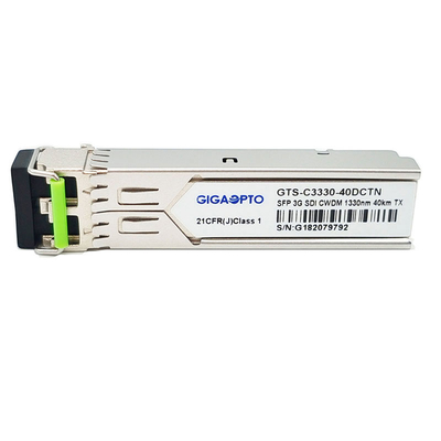 3G-SDI SFP CWDMの非単一の送信機モジュール1270nm-1610nm 40KM SMF LC DDM MSA