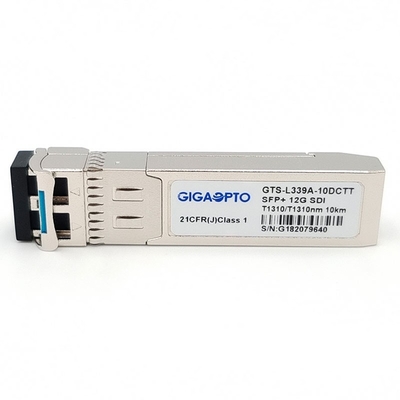 非MSA 12G-SDIビデオSFP 1310nmの二重光トランスミッタモジュール10km LC DOM