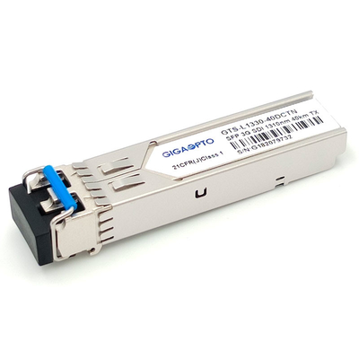 SD HD/3G SDIのための非MSA Pinout 3GbpsビデオSFPのトランシーバーの光トランスミッタ1310nm 40km