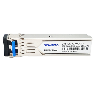 SD HD/3G SDIのための非MSA Pinout 3GbpsビデオSFPのトランシーバーの光トランスミッタ1310nm 40km