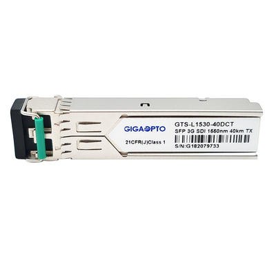 SD HD 3G SDIのためのMSA 3GbpsビデオSFPの送信機1550nm 40km