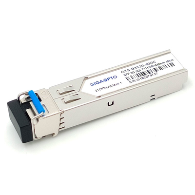 SD HD 3G SDIビデオSFPのトランシーバーBIDI LC TX1310nm RX1550nm 40kmのトランシーバー モジュールMSA