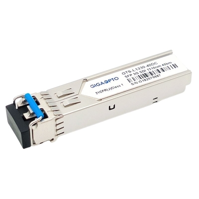 MSA 3G SD HD 3G SDI SFPのトランシーバー1310nm 40KM DFB PINの光トランスミッタの受信機モジュールはDOM LC二倍になる